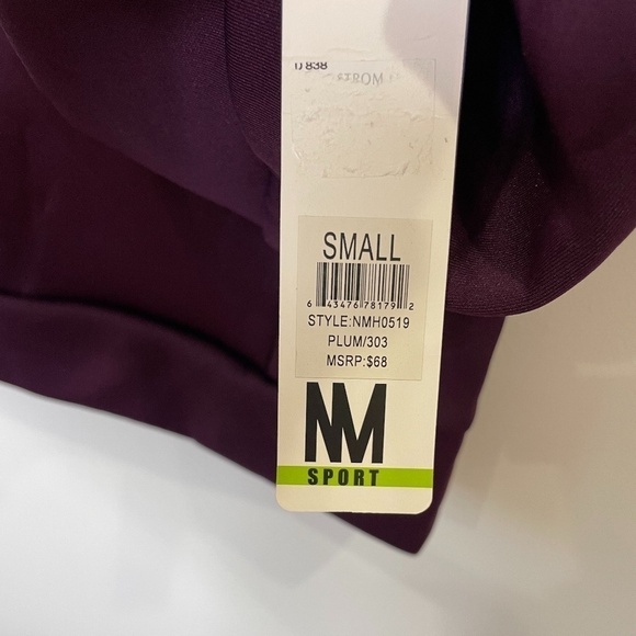 Nicole Miller Sport Purple Hooded Sweater with Pockets - Picture 3 of 8